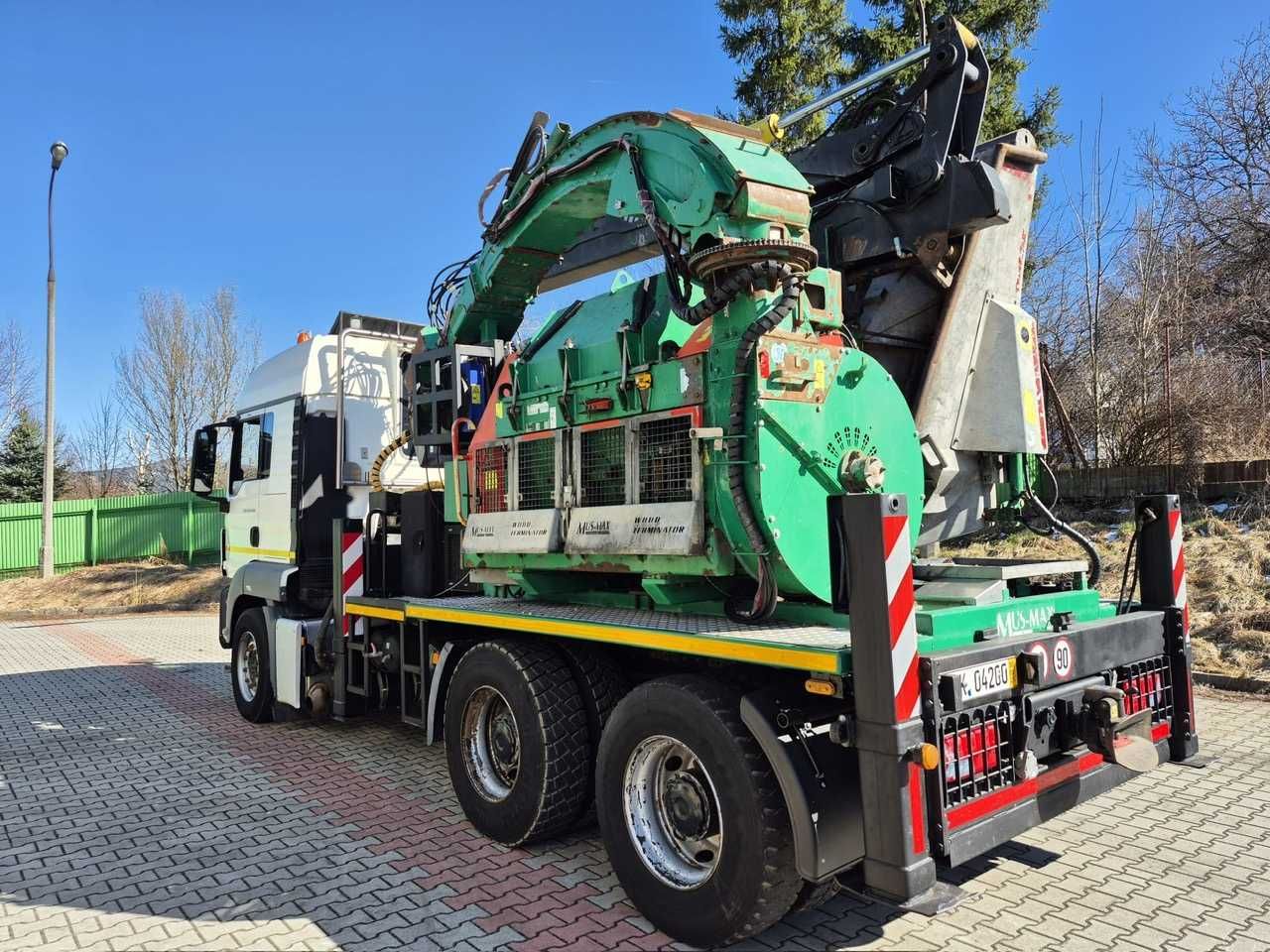 Rębak MUS MAX Terminator WT 10 NMV na MAN TGS 2644