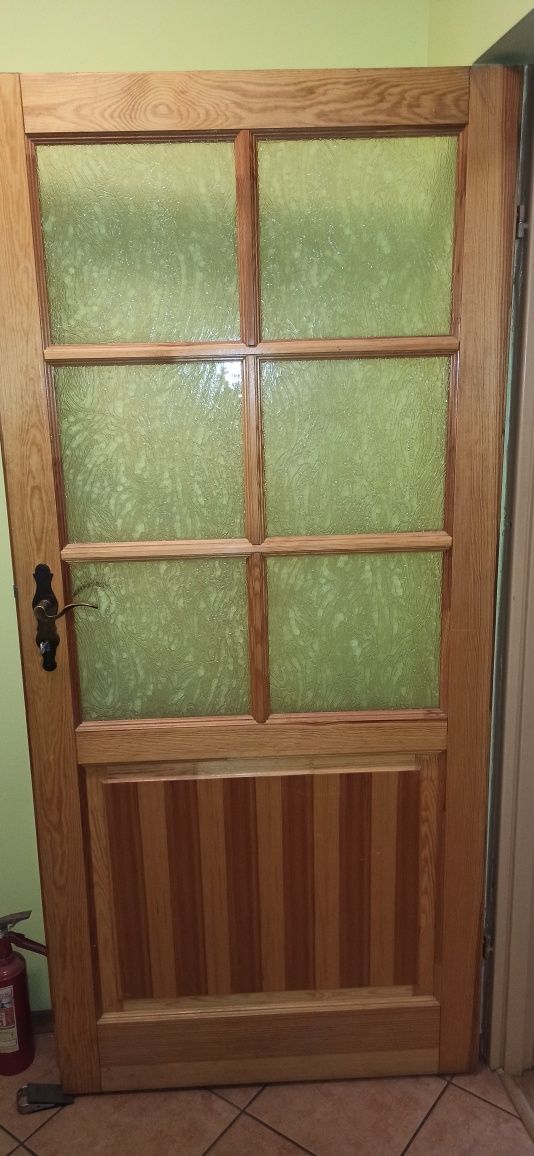 Drzwi drewniane 5 sztuk
