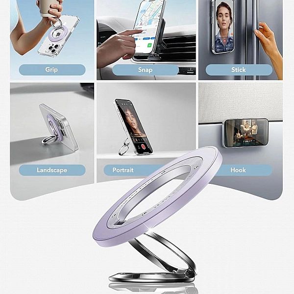 Esr Magnetic 360 Halolock Magsafe Phone Ring Lavender