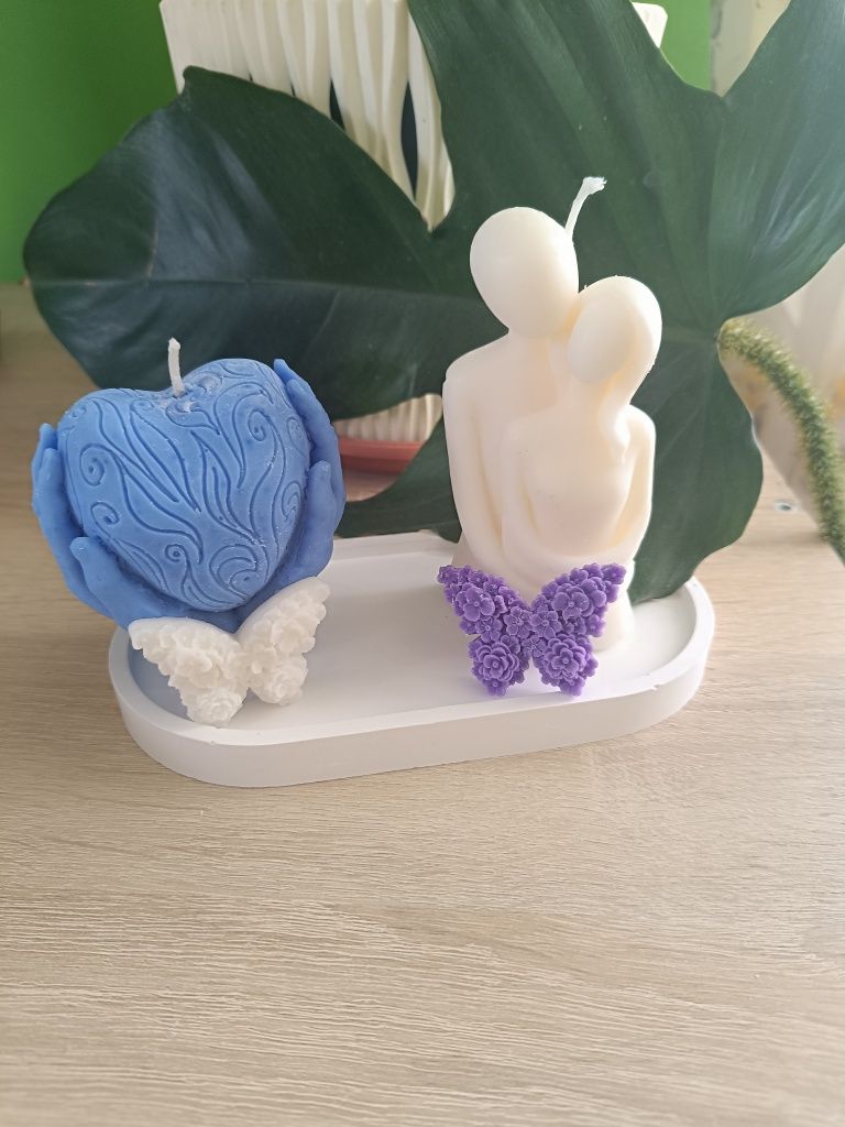 Mydelka,świeczuszki zalewane i wolnostojące ,flower box