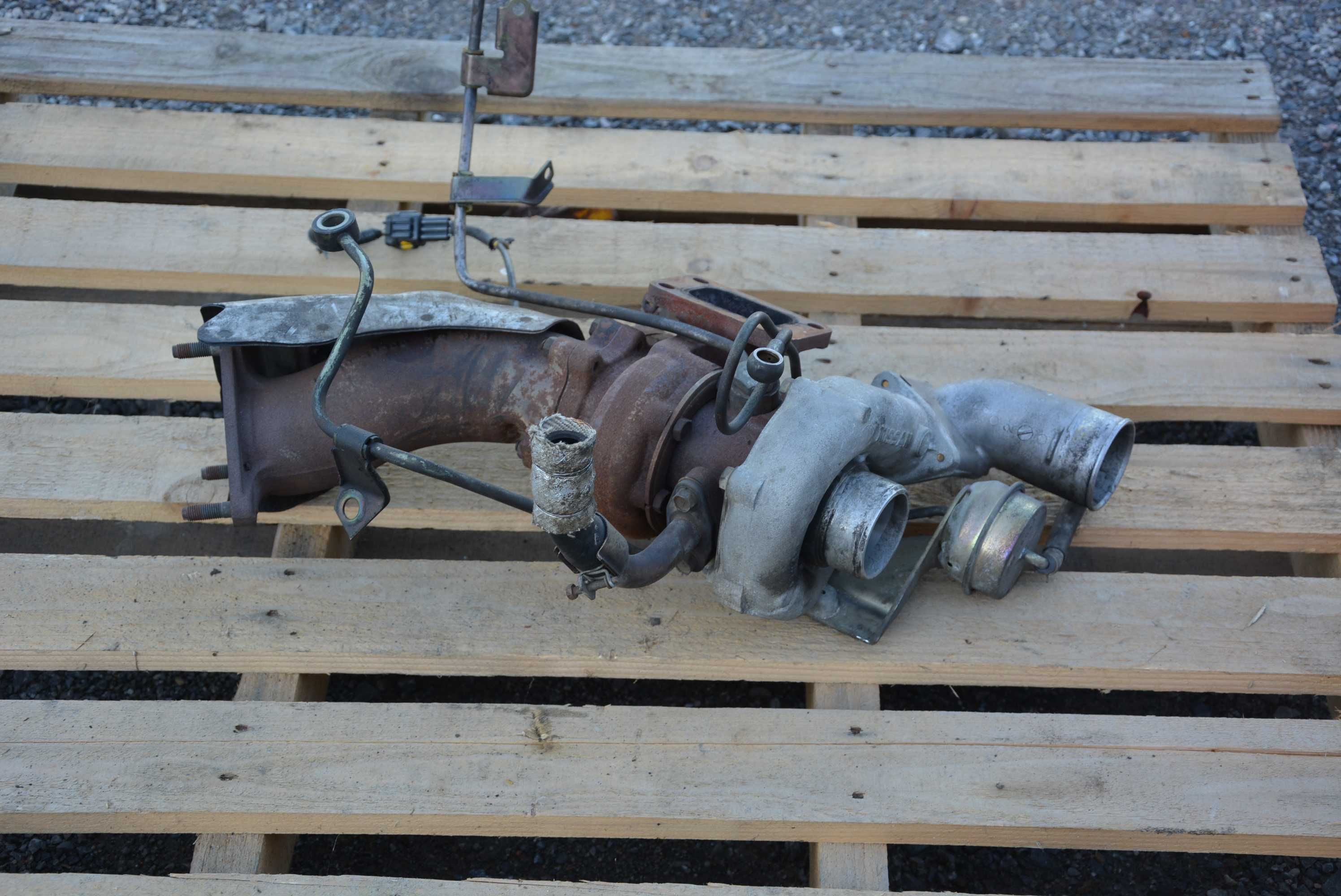 Nissan Skyline R32 R33 R34 RB25DET turbosprężarka OEM turbo downpipe