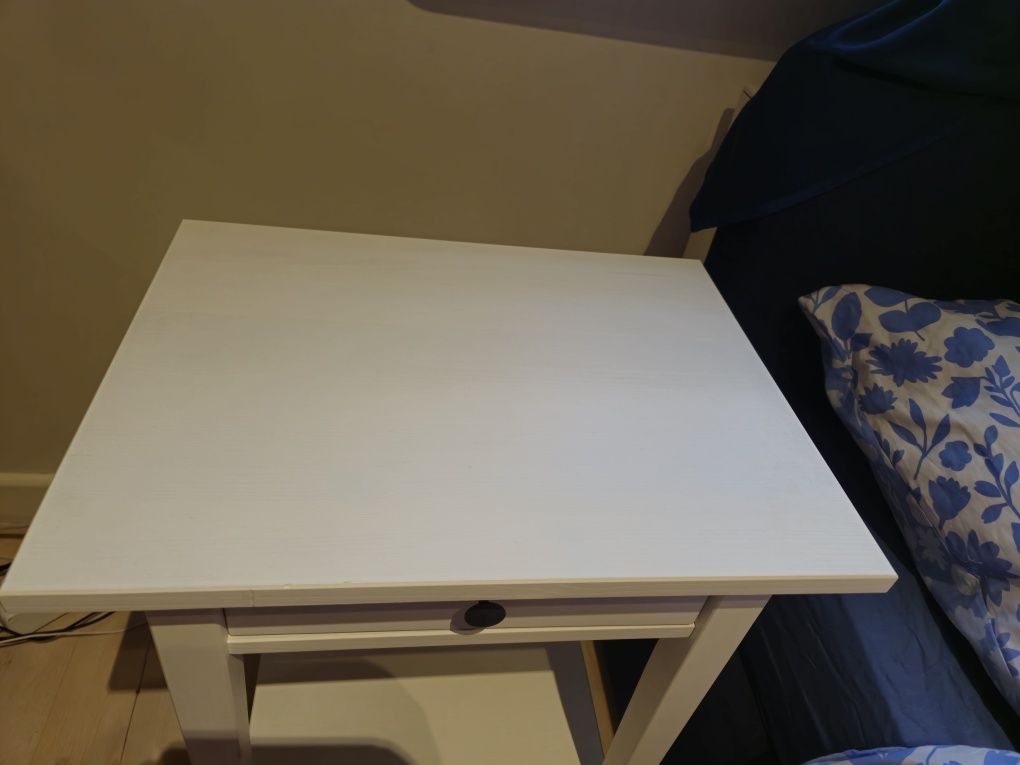Szafka nocna ikea hemnes biala