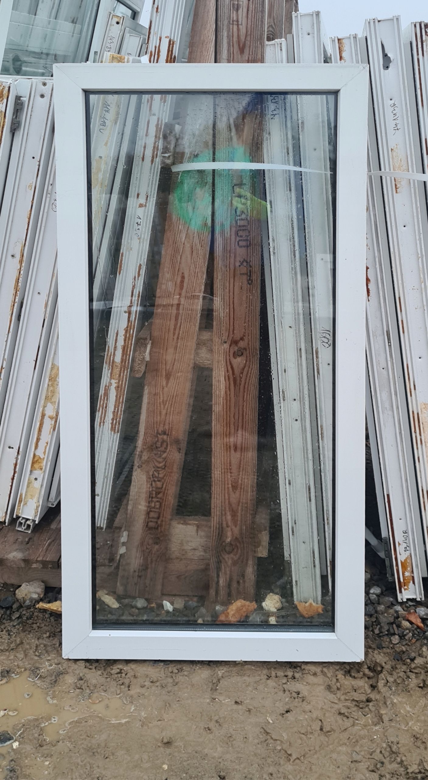 OKNA KacprzaK Witryna 61x132 FIX Używany PCV Lider Okna OLX