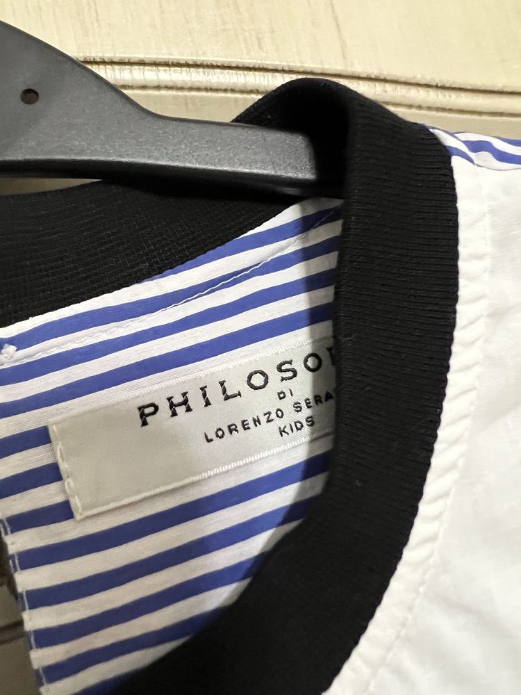 PHILOSOPHY DI LORENZO SERAFINI kids Свитшот блуза в полоску