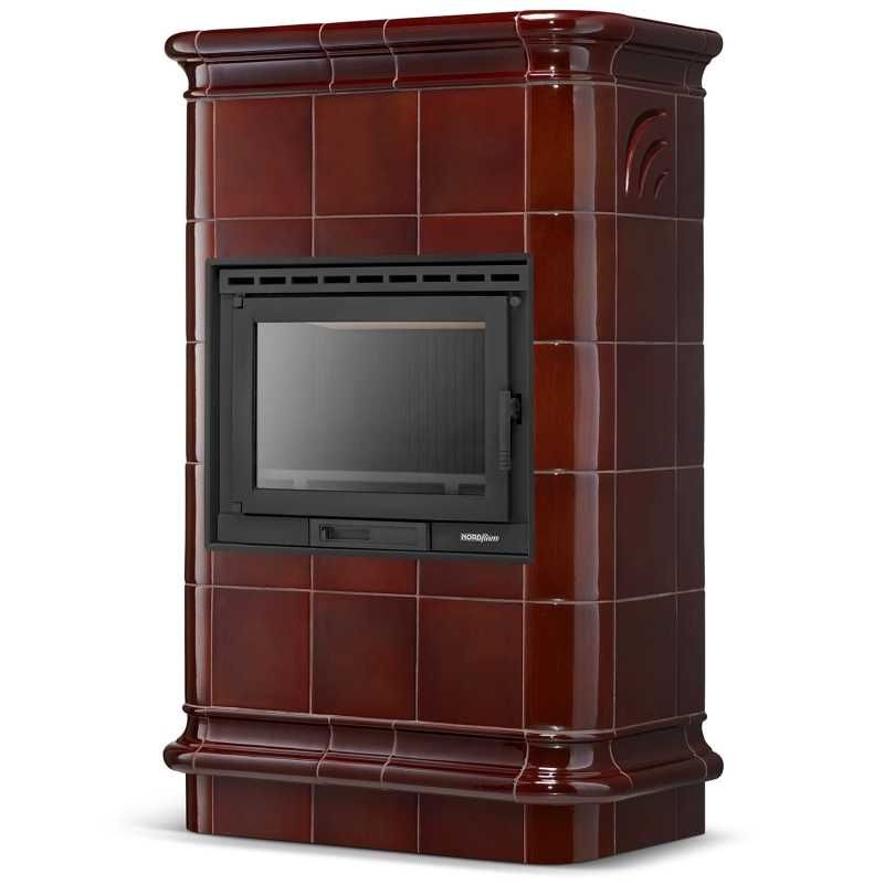 Stylowy Piec kaflowy kominek koza ROMA biała 13kW EkoProjekt MONTAŻ