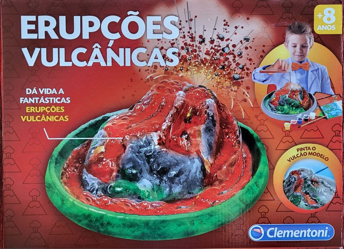 Kit ciências Erupções Vulcânicas NOVO