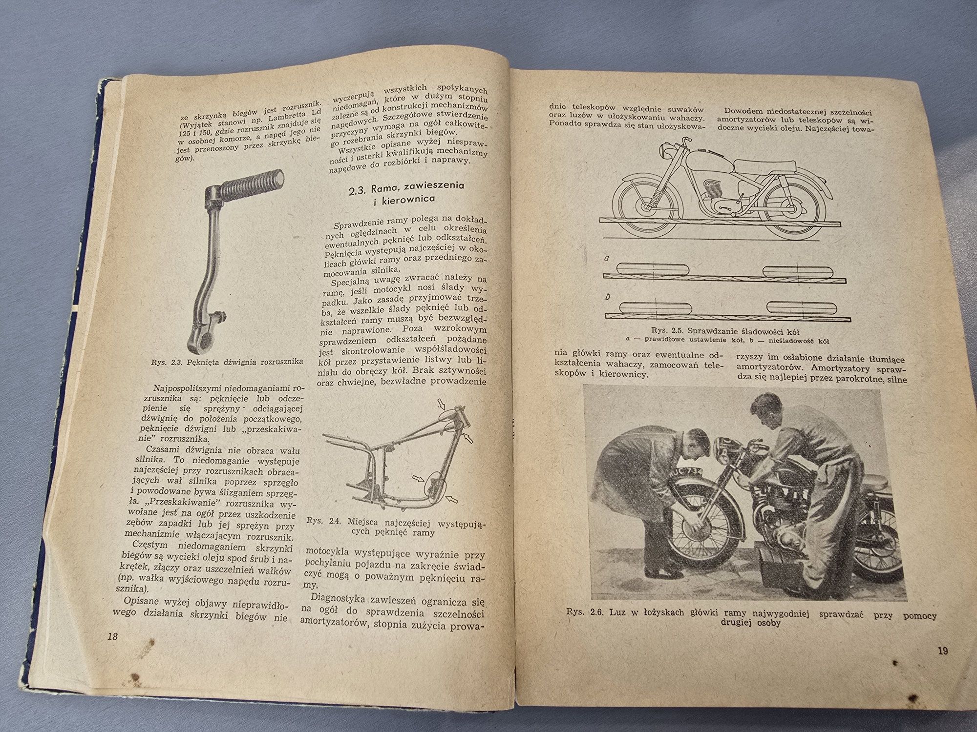 Naprawa Motocykli 1965 JUNAK WSK MZ A .Ciechowski