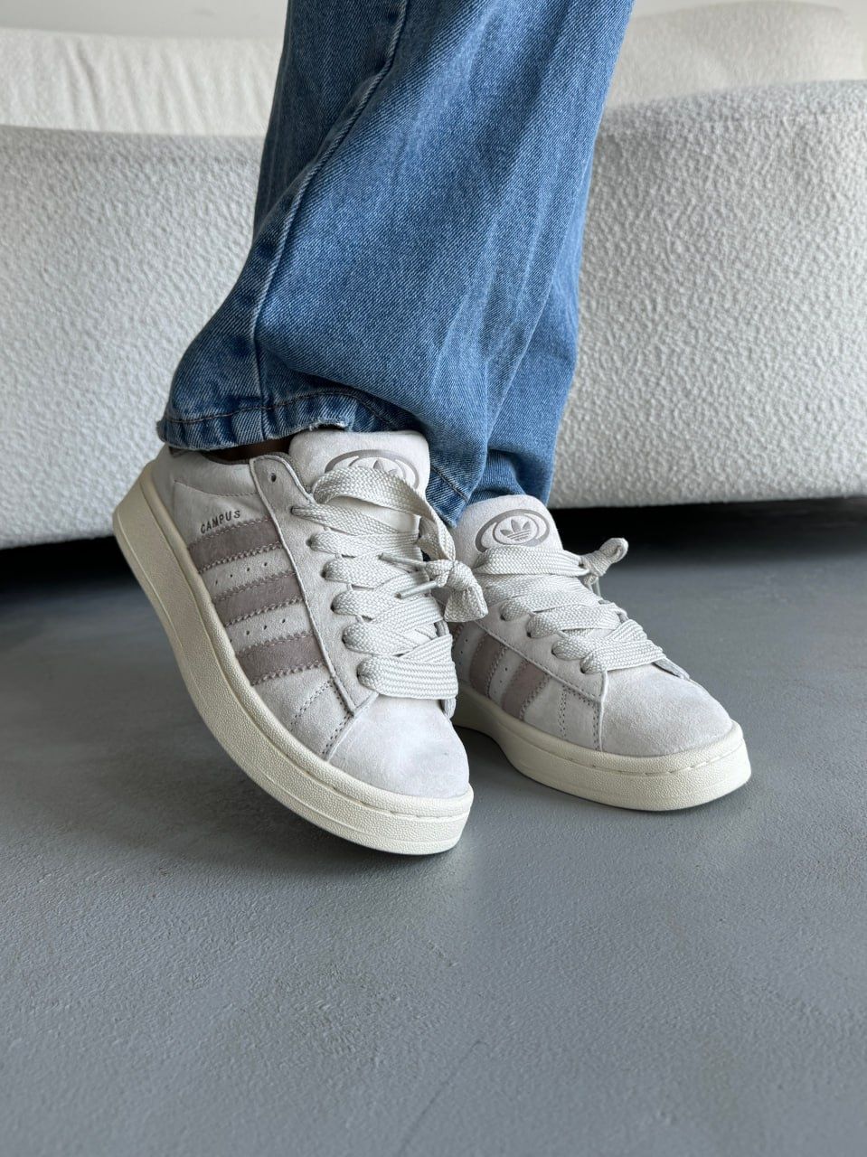 Жіночі кросівки Adidas Campus 00s Beige/Brown