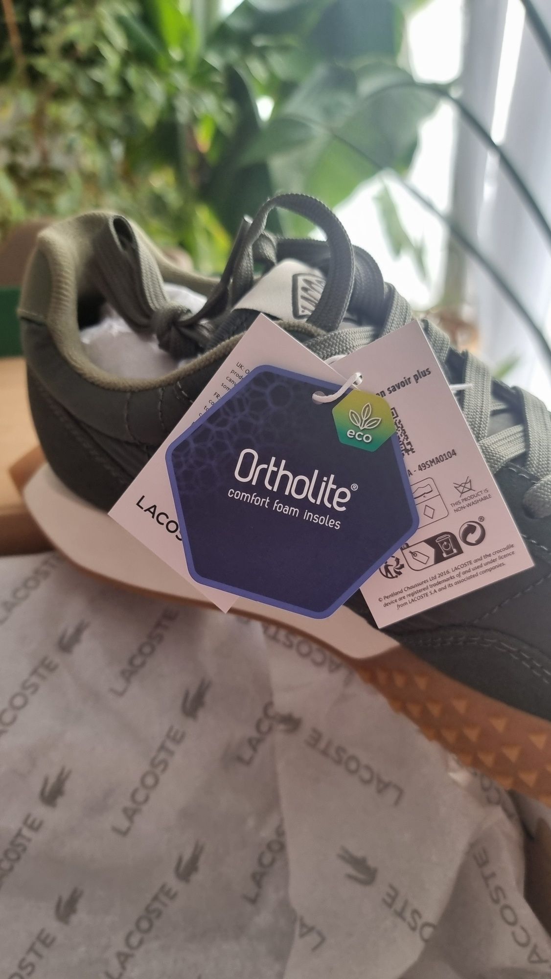 Ténis Lacoste L-Spin Evo Verde Khaki