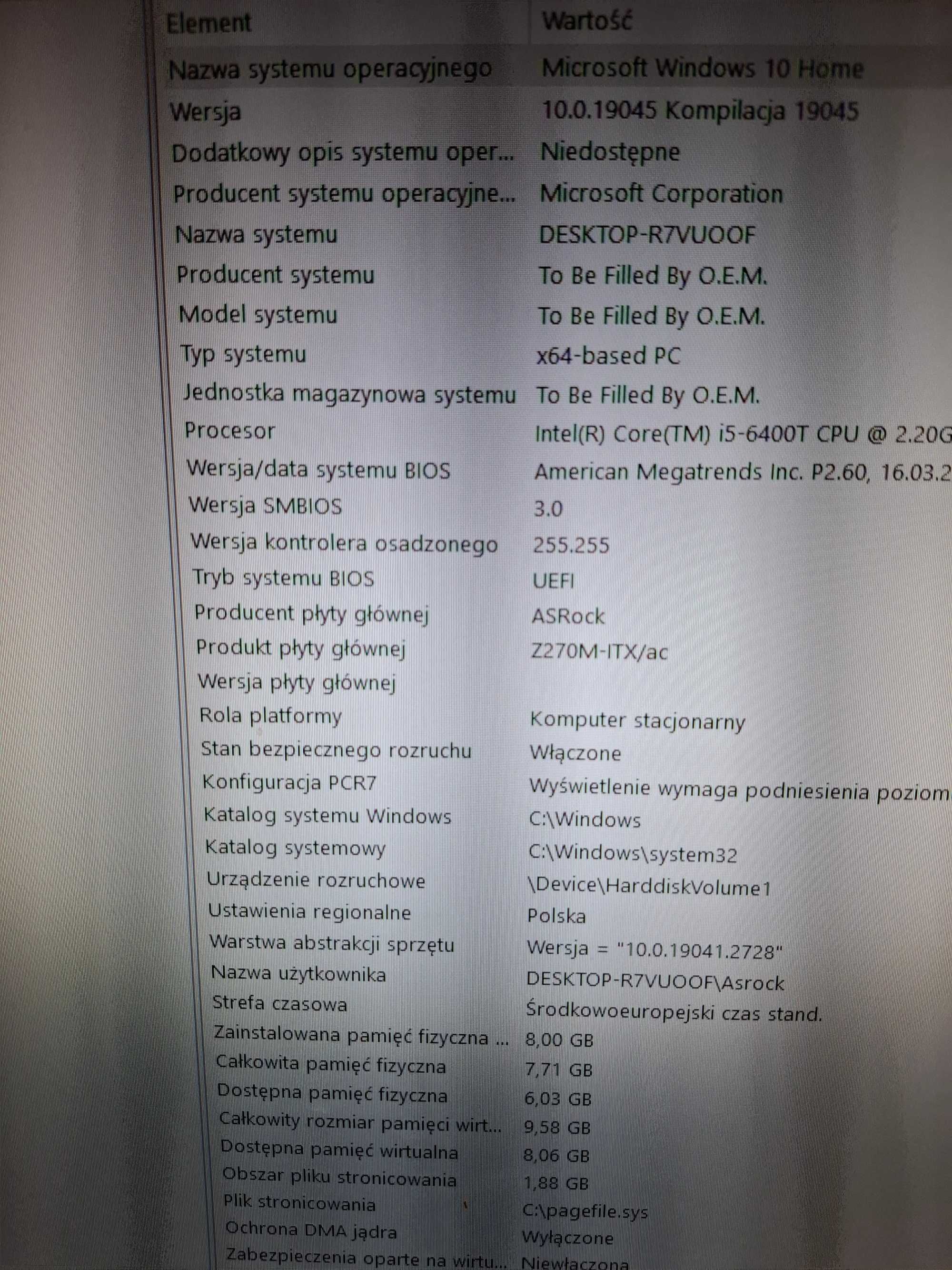PC ASRocK Z270M-ITX/ac