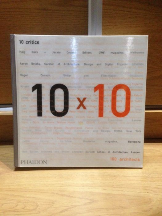 novo preço: 10 X 10:10 critics, 100 architects (hardcover)