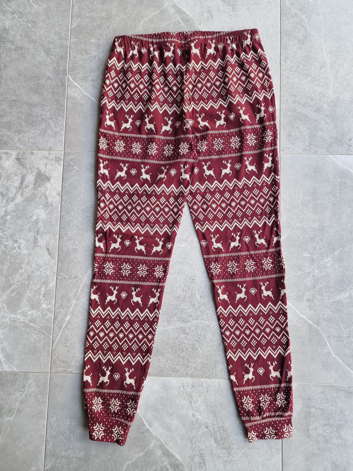 Reserved spodnie/dół z piżamy motyw świąteczny rozmiar 42