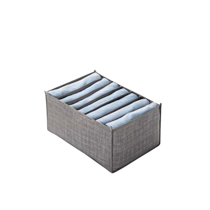 Organizer Do Szuflady Szafy Na Ubrania Bielizne  Szary 35x23.5x18 cm