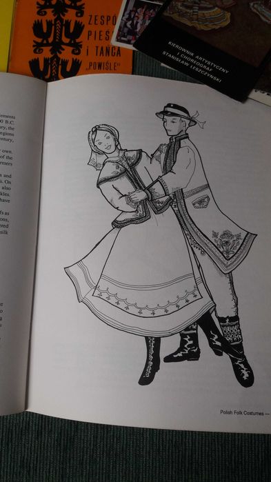 FOLKLOR - stare foldery, broszury informacyjne zespołów