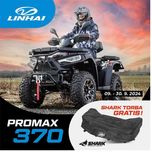 quad atv LINHAI 370 Promax 4x4 homologacja sakwa transport raty hit ce