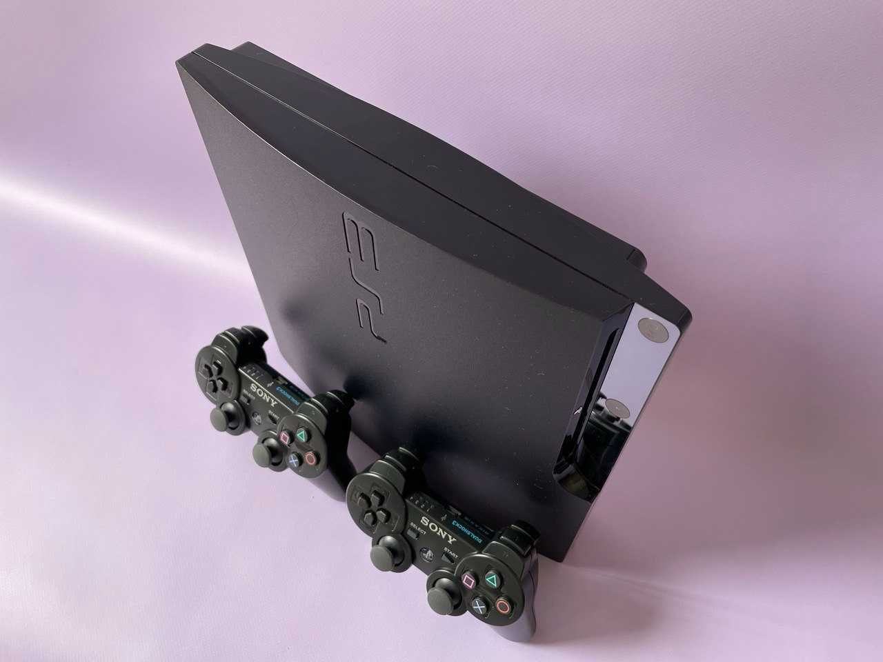 Sony PS3 Slim 500 Gb + 50 Ігор + Два джойстика, Гарантія