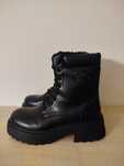 Botki Workery Buty Zimowe Ocieplane Na Platformie