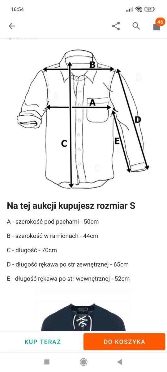 Koszula przewiewna lniana S