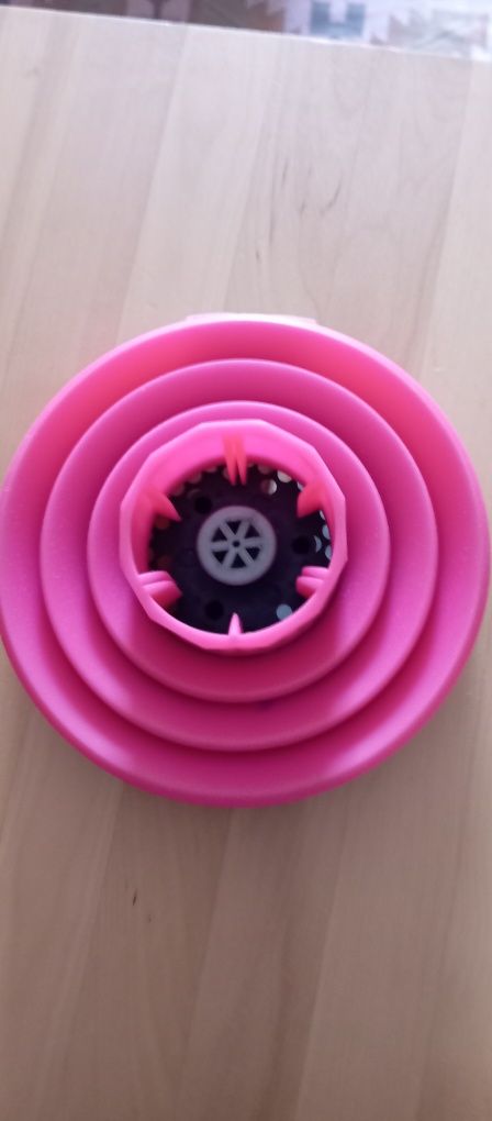 Difusor de cabelo rosa novo