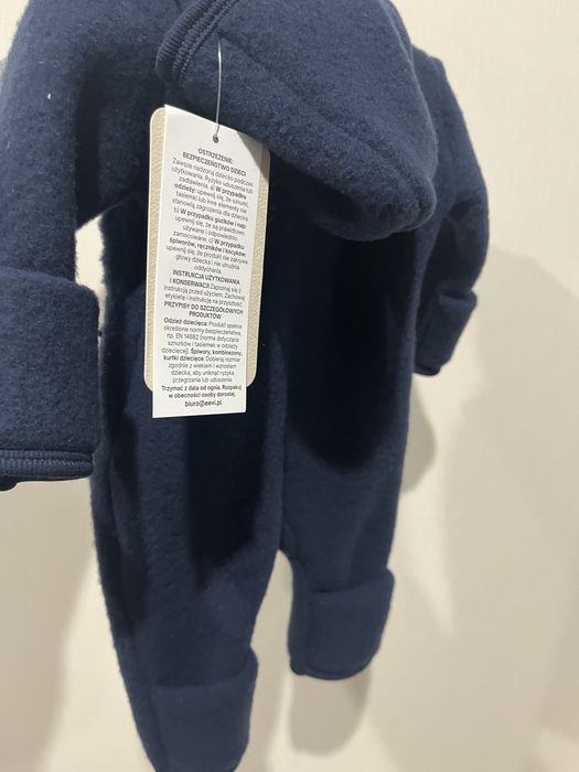 Kombinezon merino 56/62 granatowy 2 gatunek