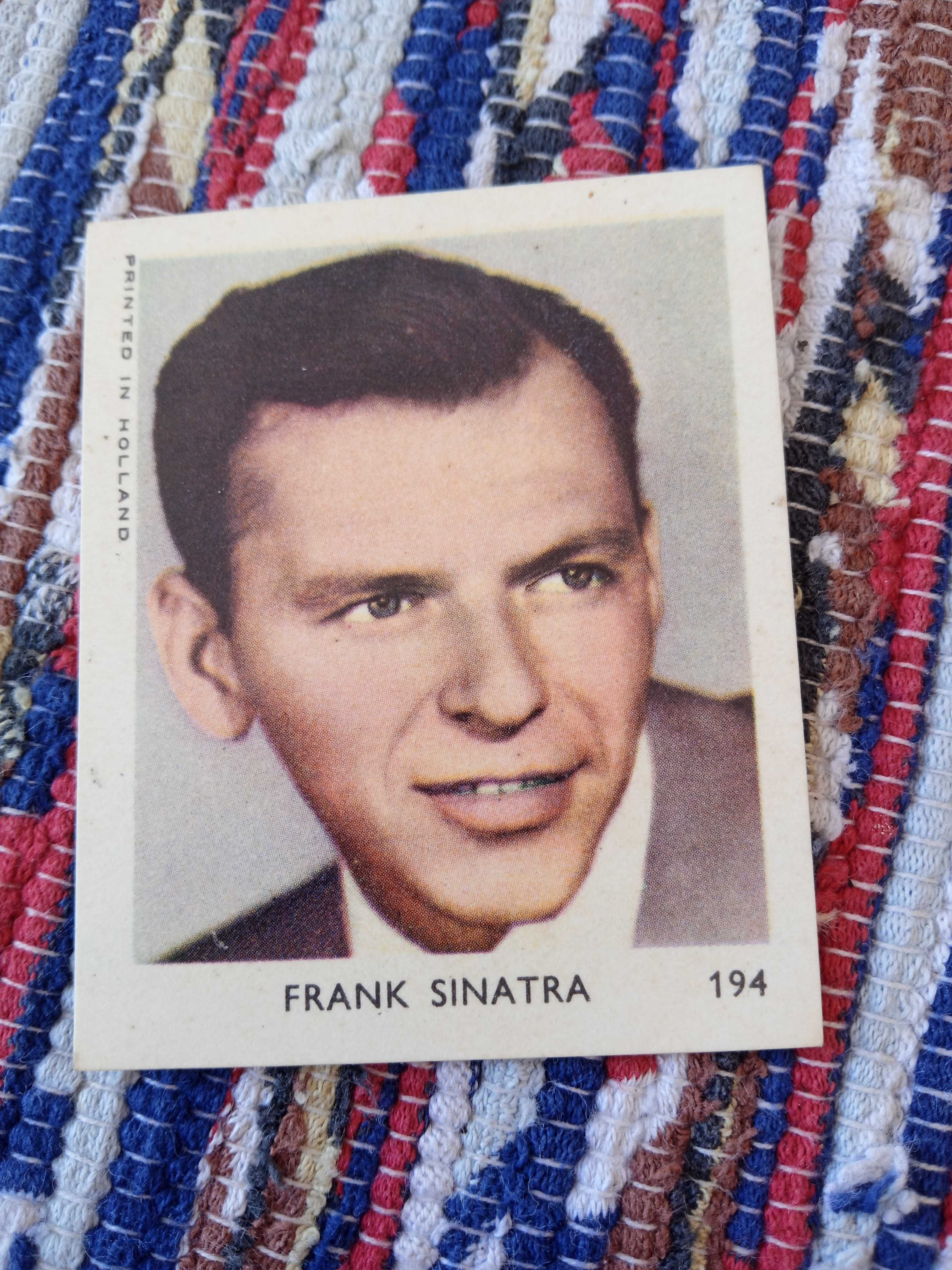 Raríssimo Cartão Val Bubble Gum Frank Sinatra 194