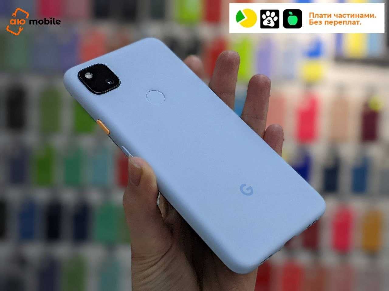 Компактний Google PIXEL 4A 6/128GB Barely Blue гарний стан SIM + eSIM