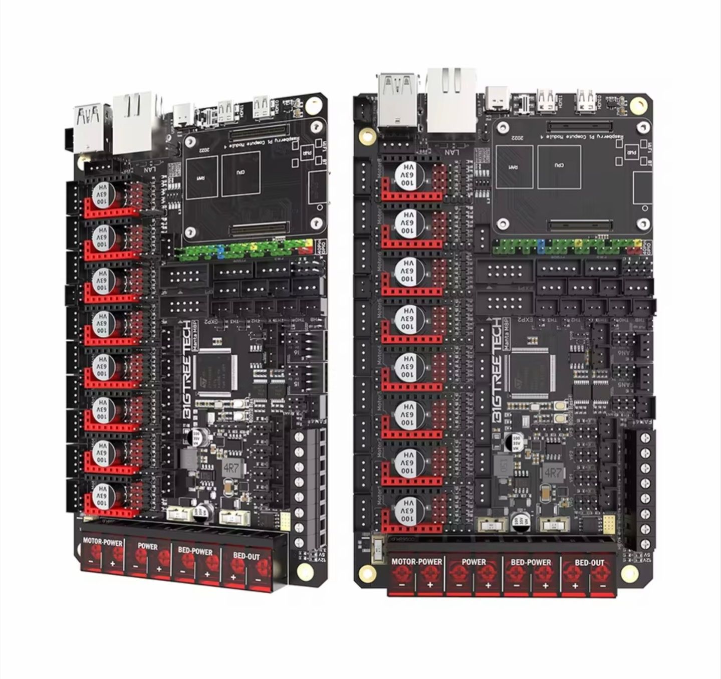 Placa Impressora 3d Bigtretech Manta MP8 + 5 Tmc 2226
