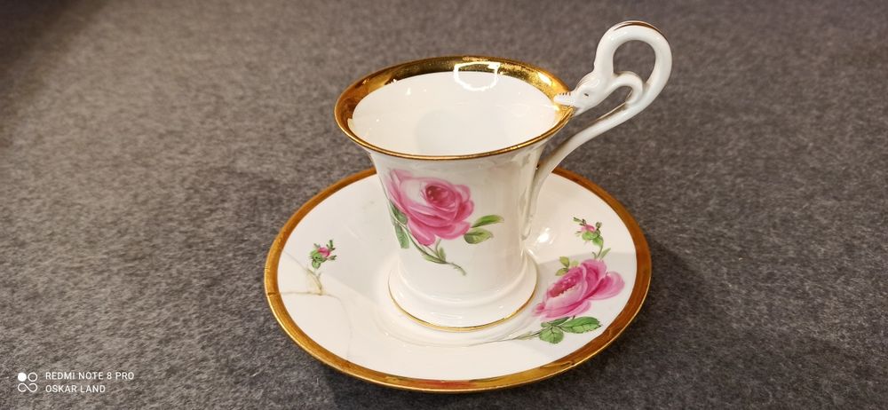 Porcelana MEISSEN Miśnia DUO MOKKA 1875r.