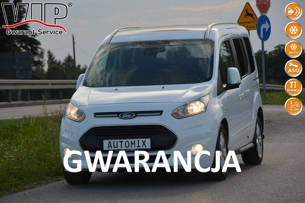 Ford Tourneo Connect 1.0 EcoBoost hak panorama doinwestowany gwarancja przebiegu bezwypadko