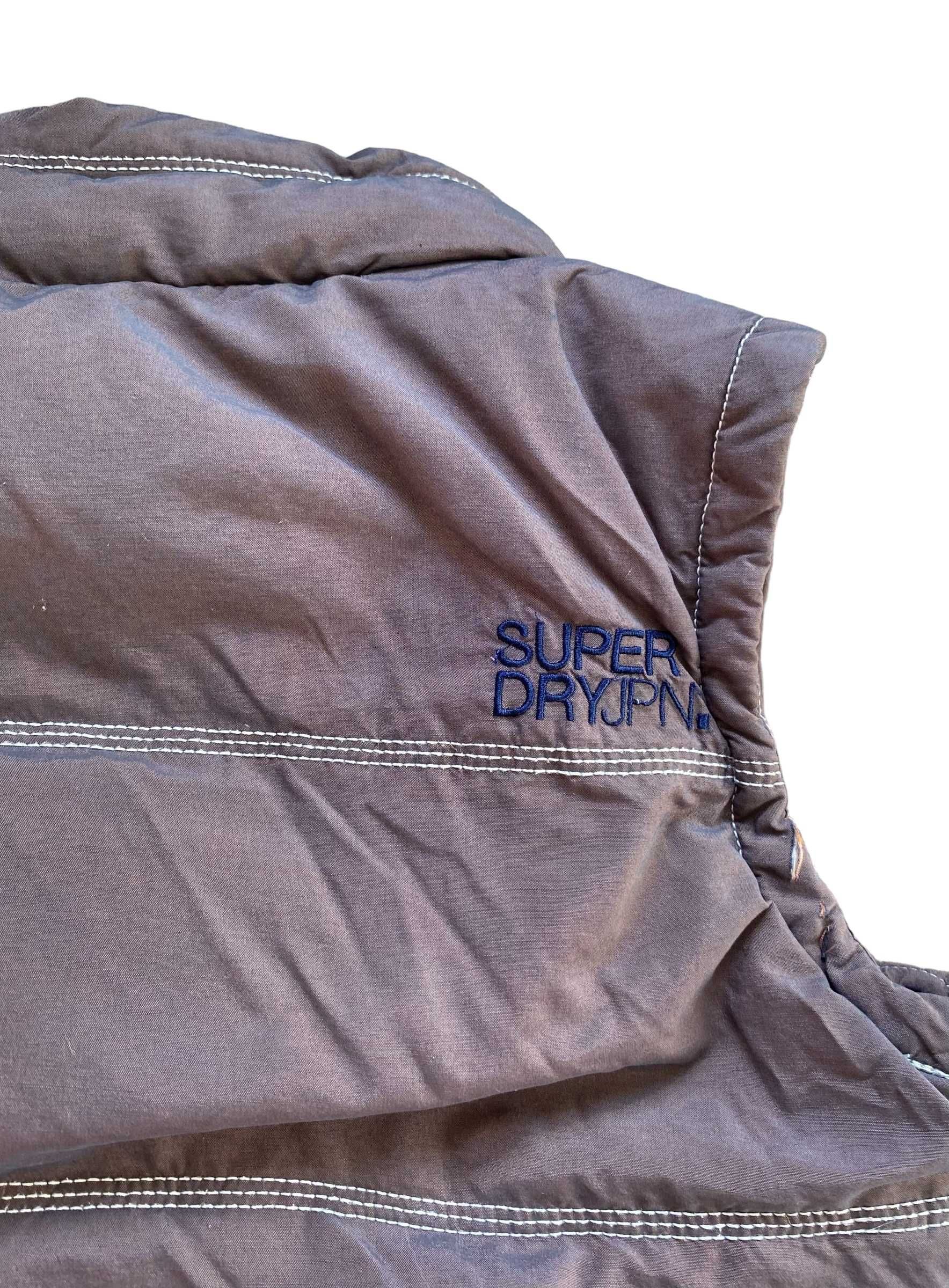 SuperDry puchowy bezrękawnik, rozmiar M