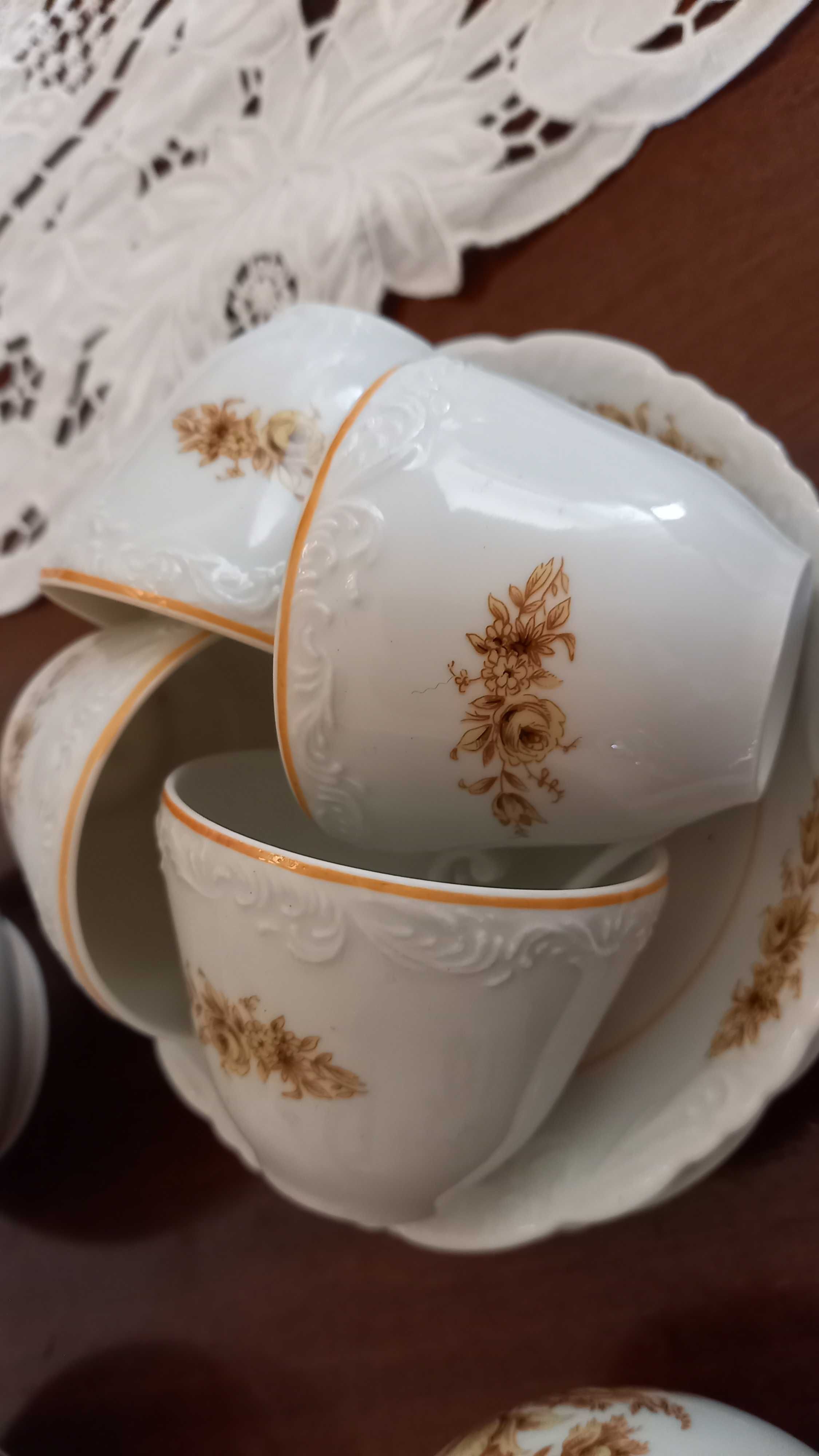 Serviço de café de porcelana marca SPAL