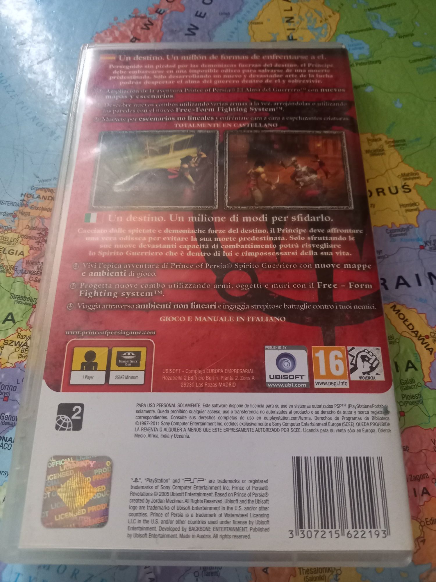 Gra Sony psp prince of persia revelations