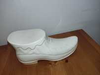 Donica ceramiczna wisząca ścienna but do ogrodu figura ceramiczna