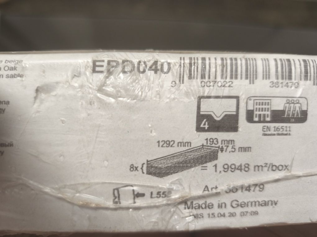 Panele podłogowe Egger Pro szare EPD040