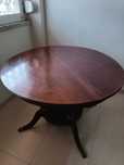 Mesa de jantar em madeira maciça de Cerejeira/estilo inglês