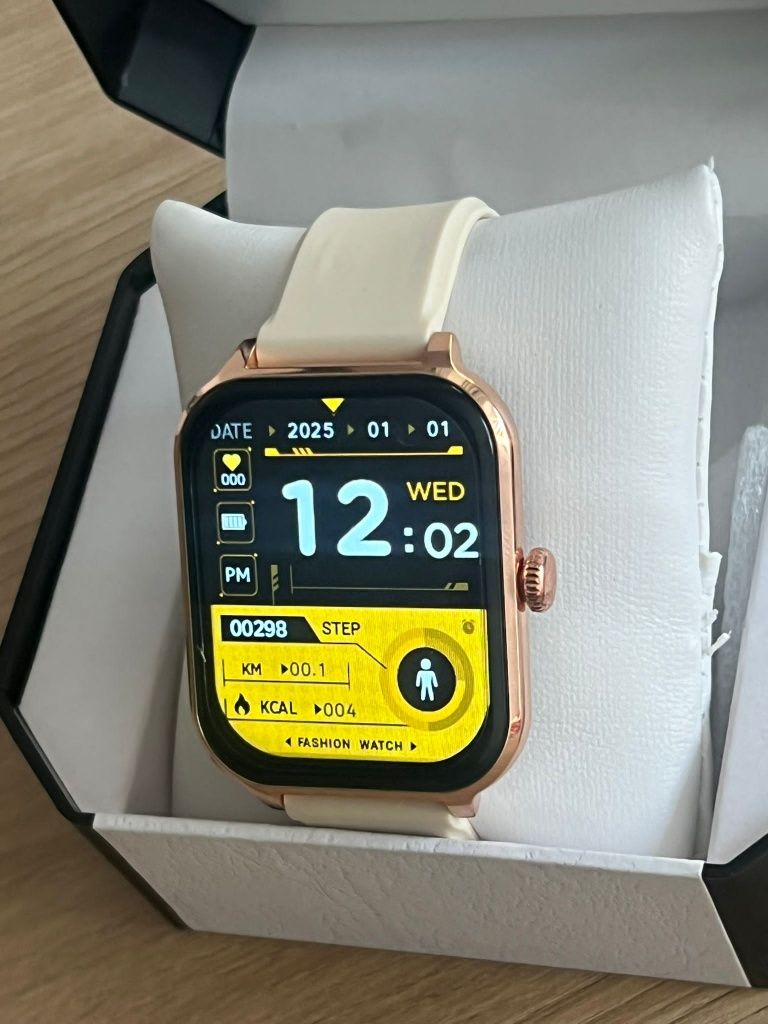 Smartwatch L16 z funkcją połączeń – duży ekran 2.01", wiele funkcji,