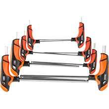 klucze imbus, uchwyt "T", 2-10MM, 8 elementów