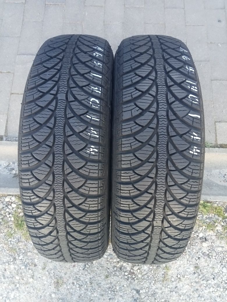 2x Opony Używane Całoroczne 165/70R14 Kleber