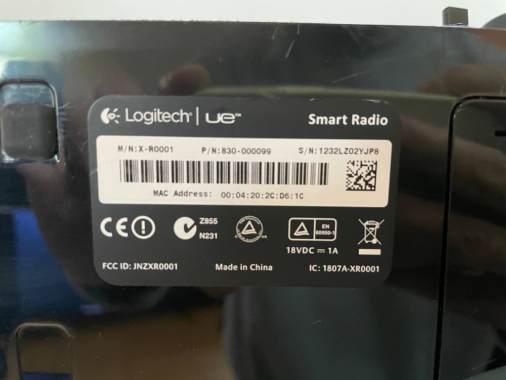 ЗамПортативне інтернет Радіо з підтримкою Wifi Logitech UE Smart Radio