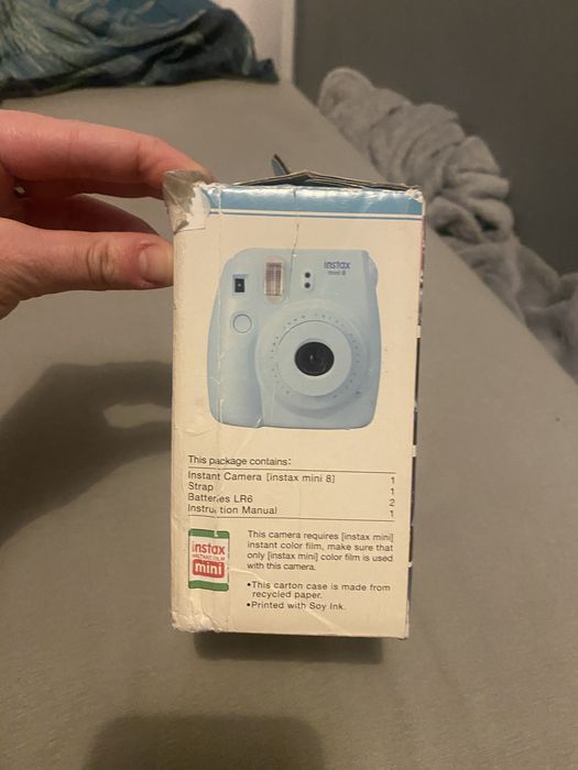 Instax mini 8 aparat natychmiastowy instant camera fujifilm niebieski