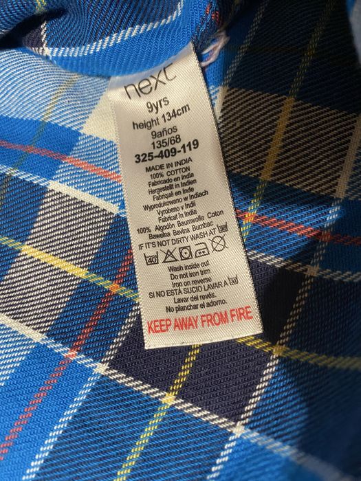 Рубашка Next, 134р., оригинал