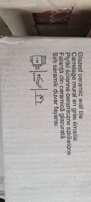 glazura plytki kafelki Leccia White 8,5 opakowania