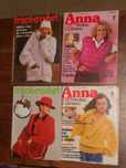 Revistas diversas croche crochet ponto cruz tricot anna burda