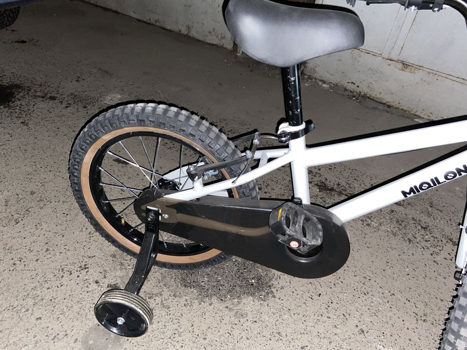 Детский велосипед Miqilong ST 16" Серебристый