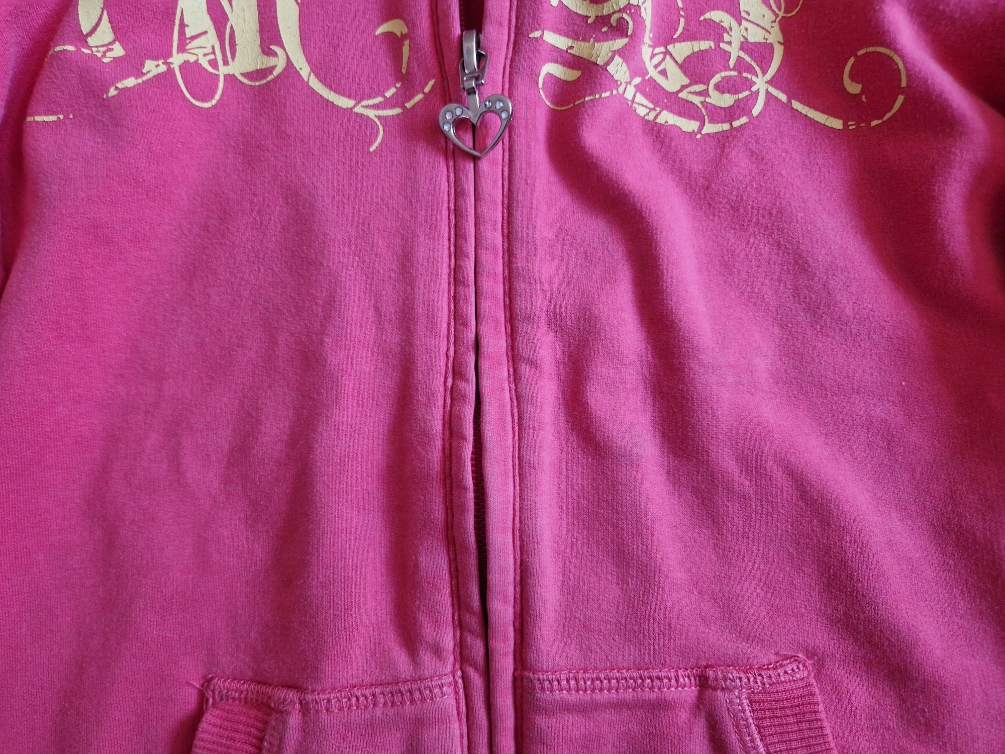 2 bluzy rozpinane r.140 dziewczynka