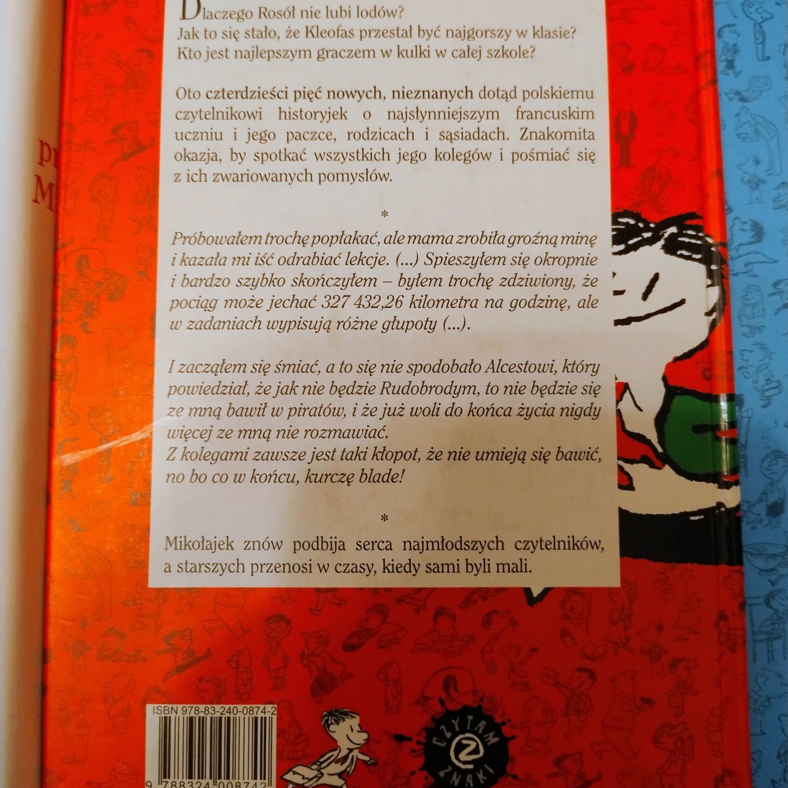 Zestaw 3 grubych książek z serii Mikołajek. Sempe Goscinny