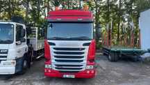 Scania R 490 do drewna drzewa  zestaw