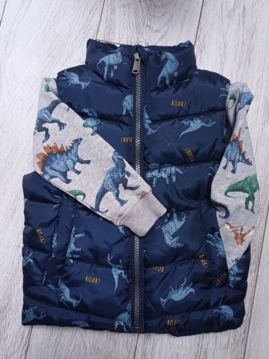 Bezrękawnik w dinozaury rozmiar 98