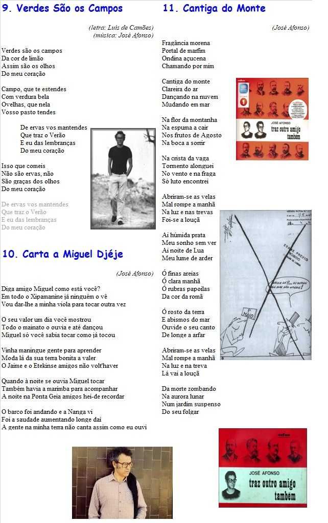 José Afonso	- - - - -		Traz Outro Amigo Também	- - - - -	LP