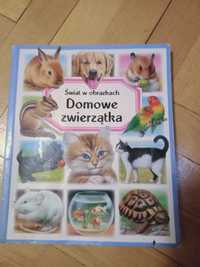 Książka świat w obrazkach domowe zwierzątka